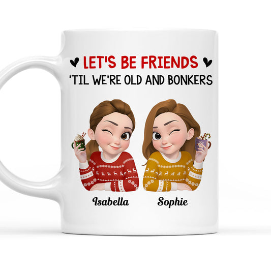 Lets Be Friend - Personalized Custom Coffee Mug