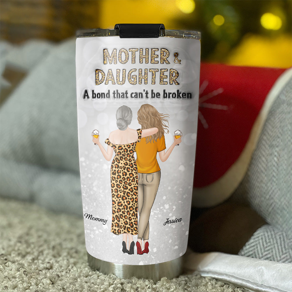 A Bond Can't Be Broken Version 2 - Personalized Custom 3D Inflated Effect Tumbler