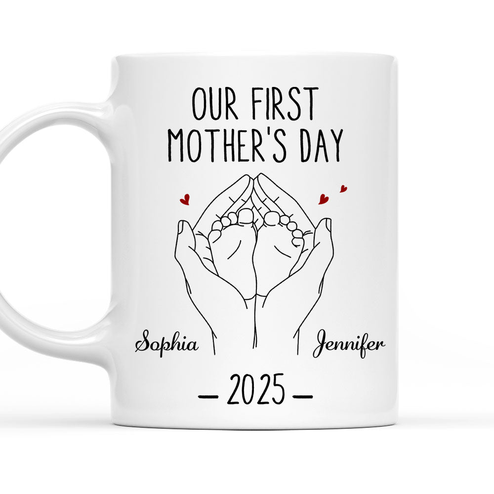 Our First Mother Day - Personalized Custom Coffee Mug