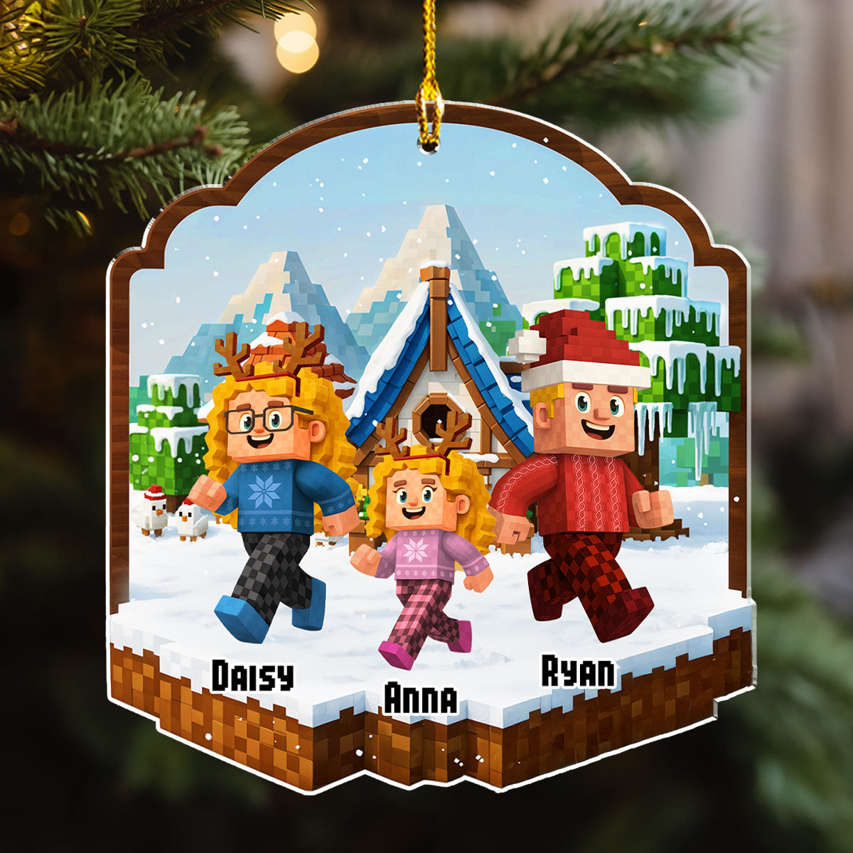 In The Jungle - Personalized Custom Acrylic Ornament