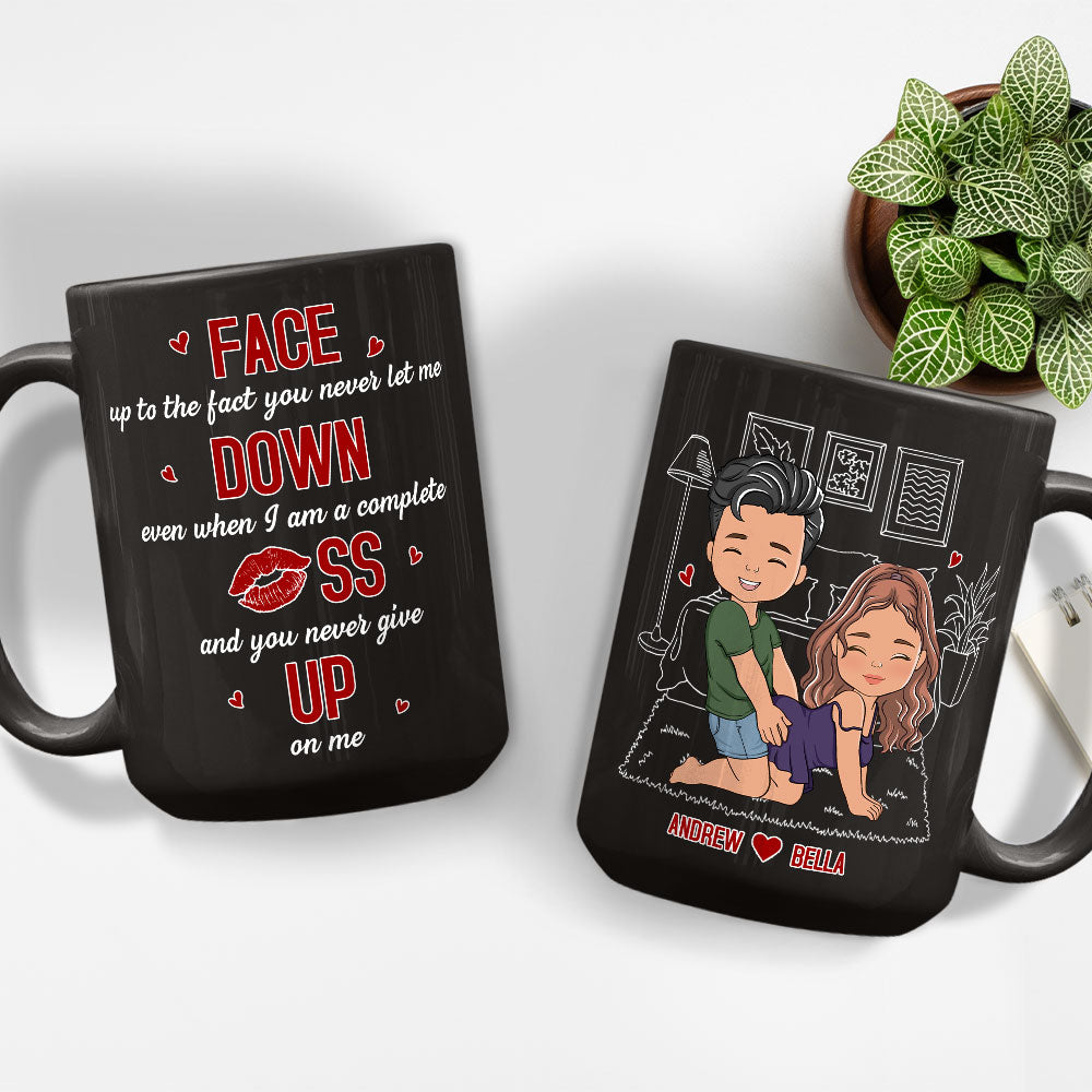 Face Up To - Personalized Custom Coffee Mug