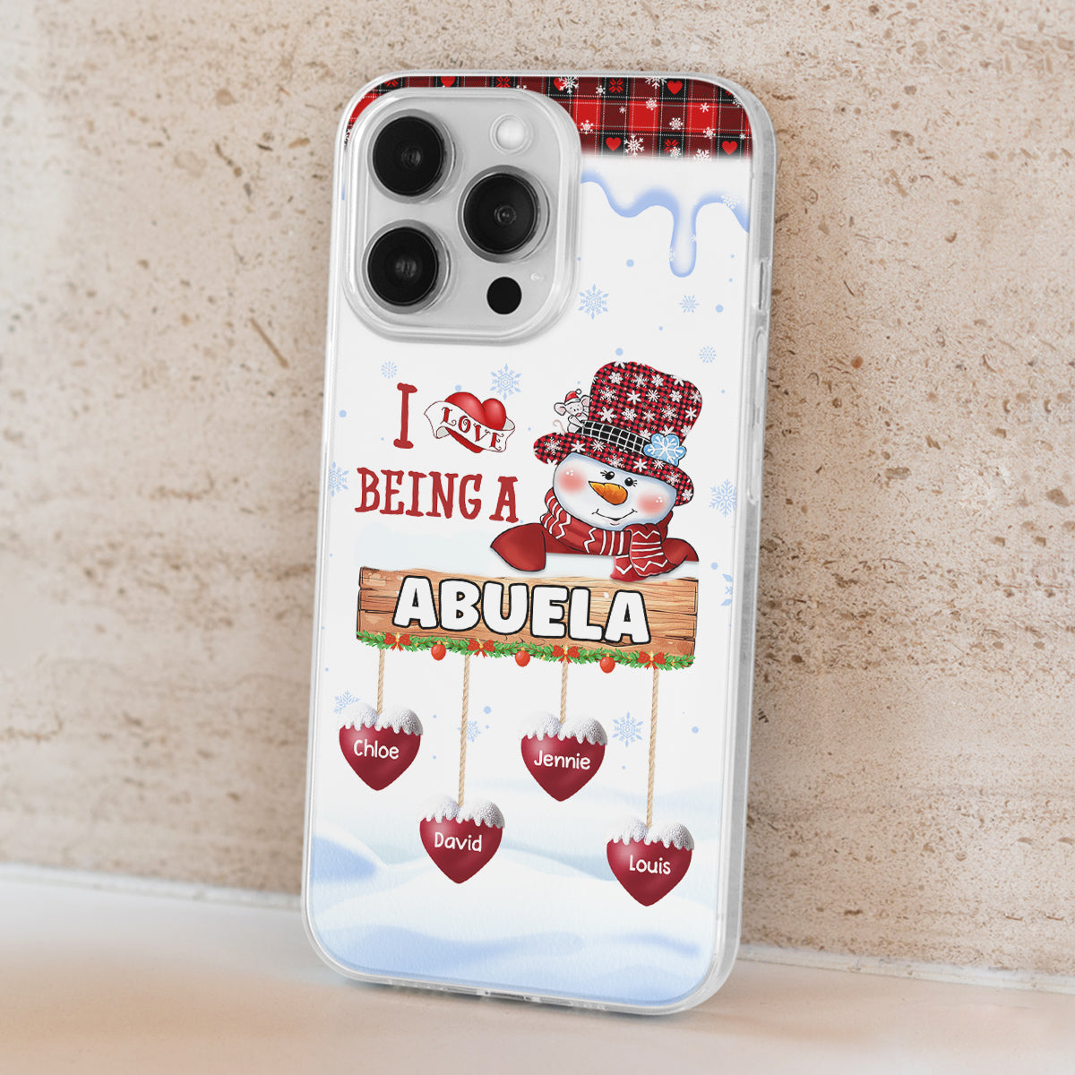 I Love Being A Grandma - Personalized Custom Phone Case