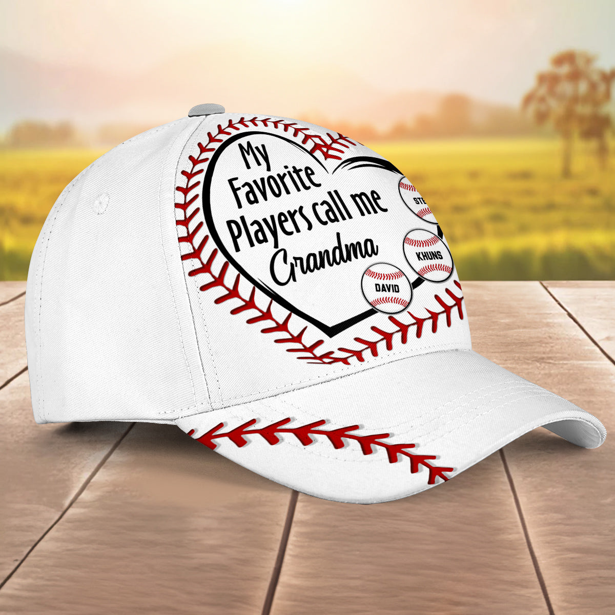My Favorite Player Call Me - Personalized Custom Classic Cap