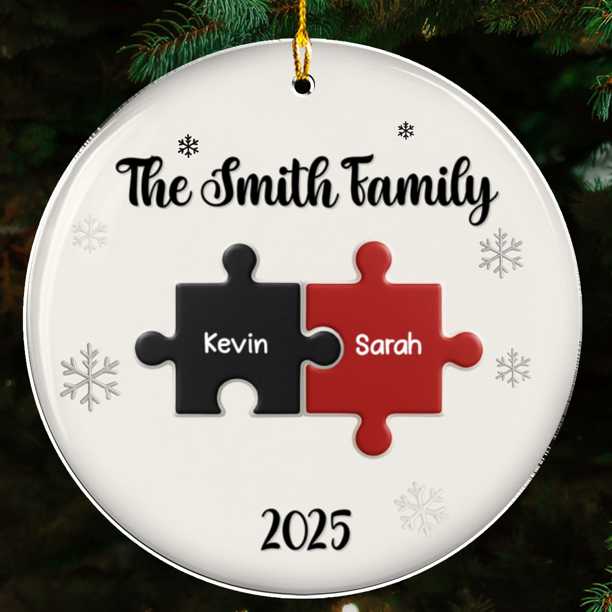 Family Pieces - Personalized Custom Acrylic Ornament