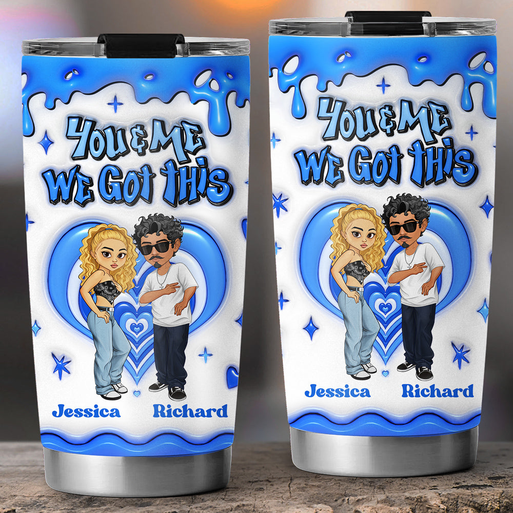 Together Since - Personalized Custom 3D Inflated Effect Tumbler