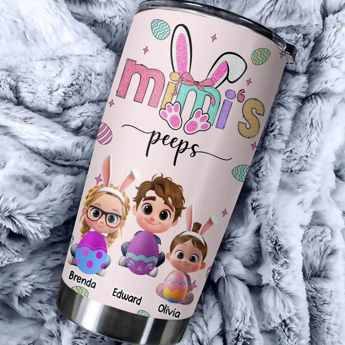 My Peeps Call Me Grandma - Personalized Custom Tumbler