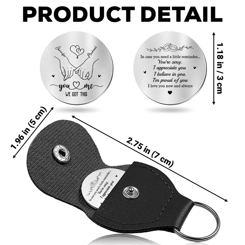 You And Me We Got This - Personalized Custom Pocket Hug