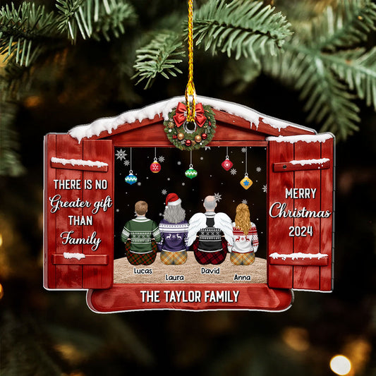 There Is No Greater Gift - Personalized Custom Acrylic Ornament