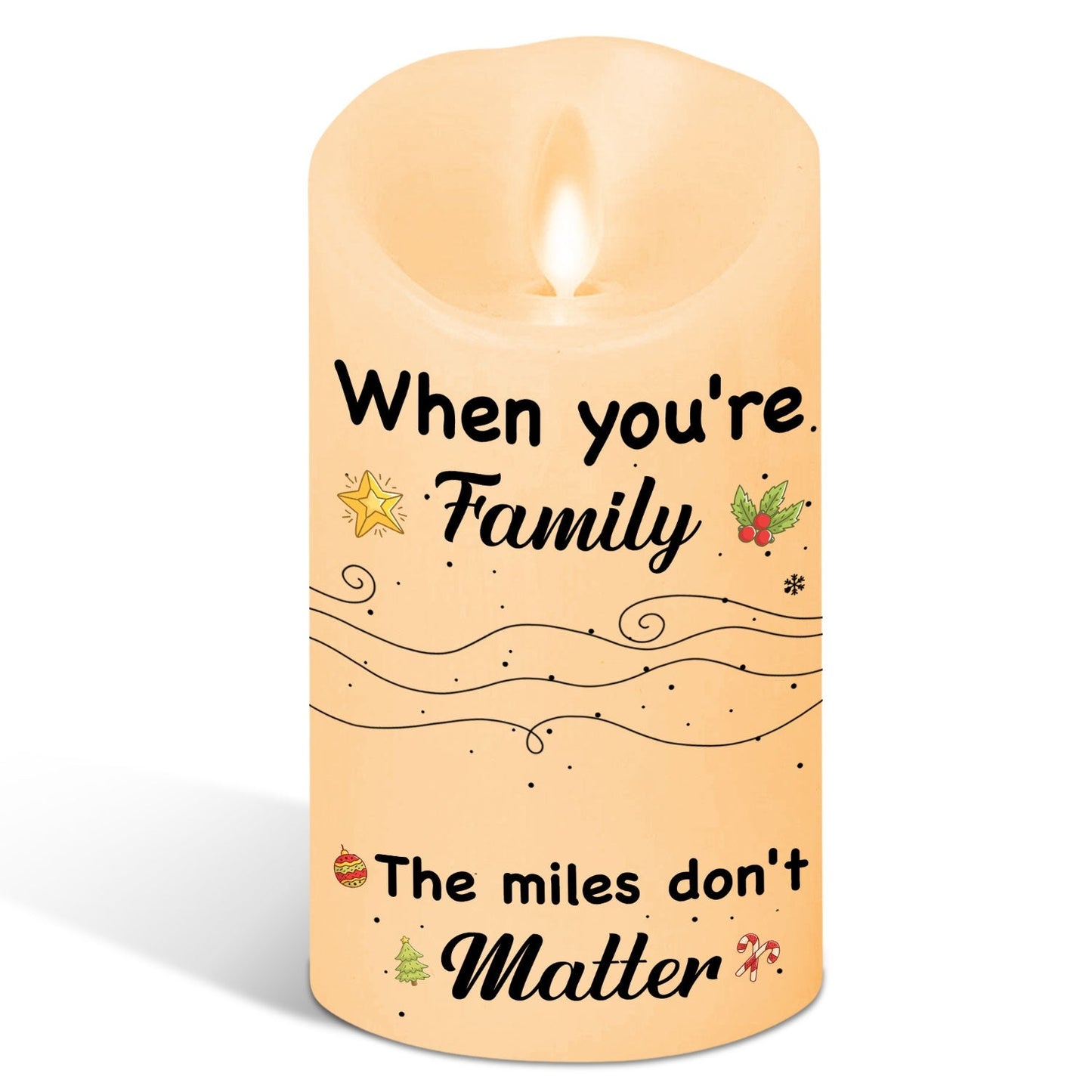 Family Forever - Personalized Custom LED Candle