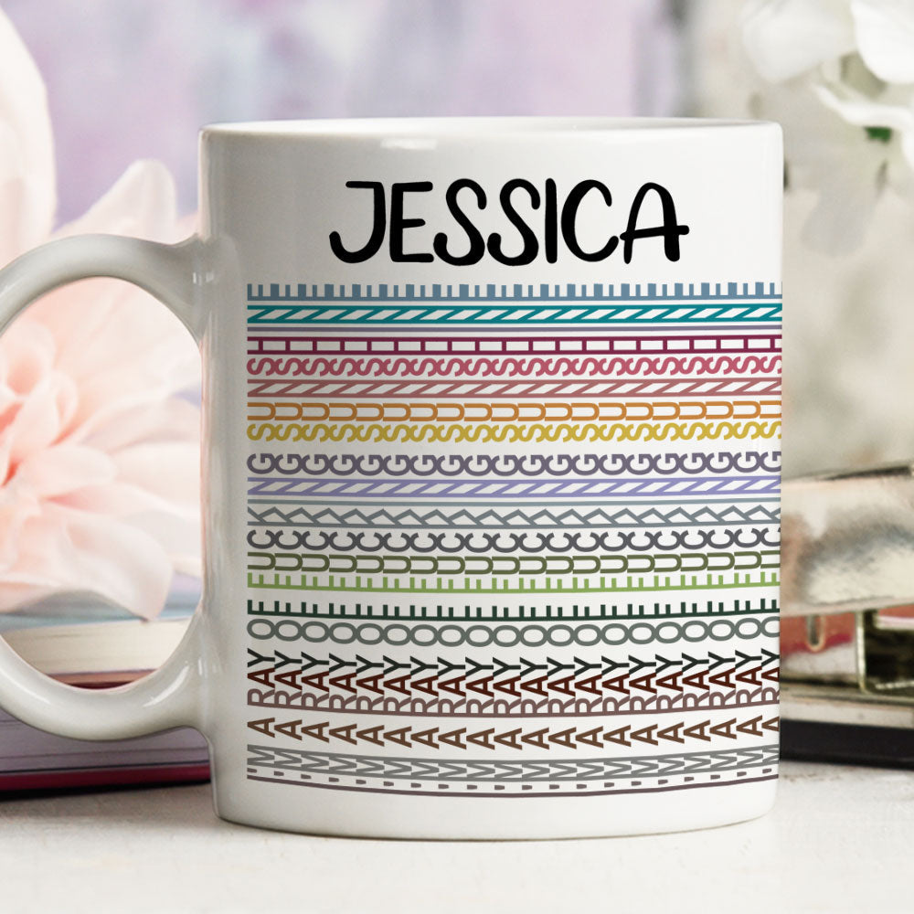 Happiness Hits Like A Truck - Personalized Custom Coffee Mug