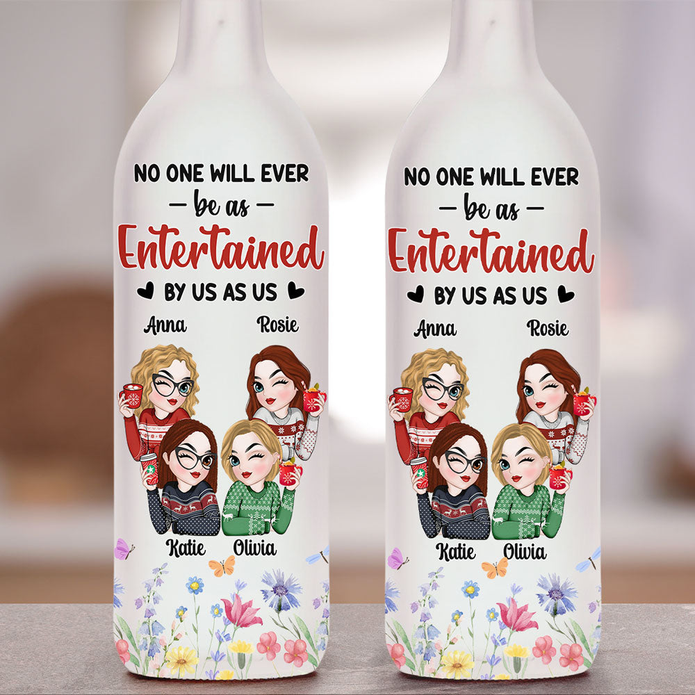 Blooming Friendship - Personalized Custom Bottle Lamp