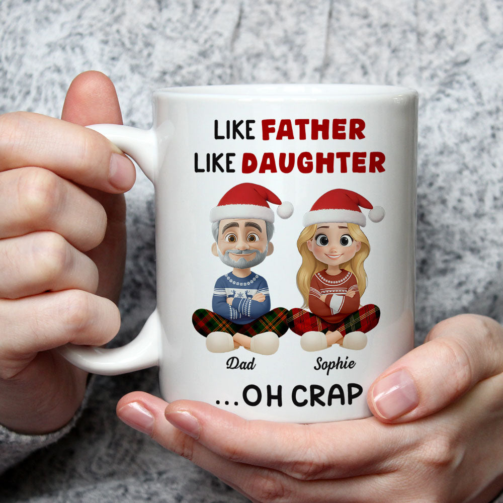 Like Father - Personalized Custom Coffee Mug