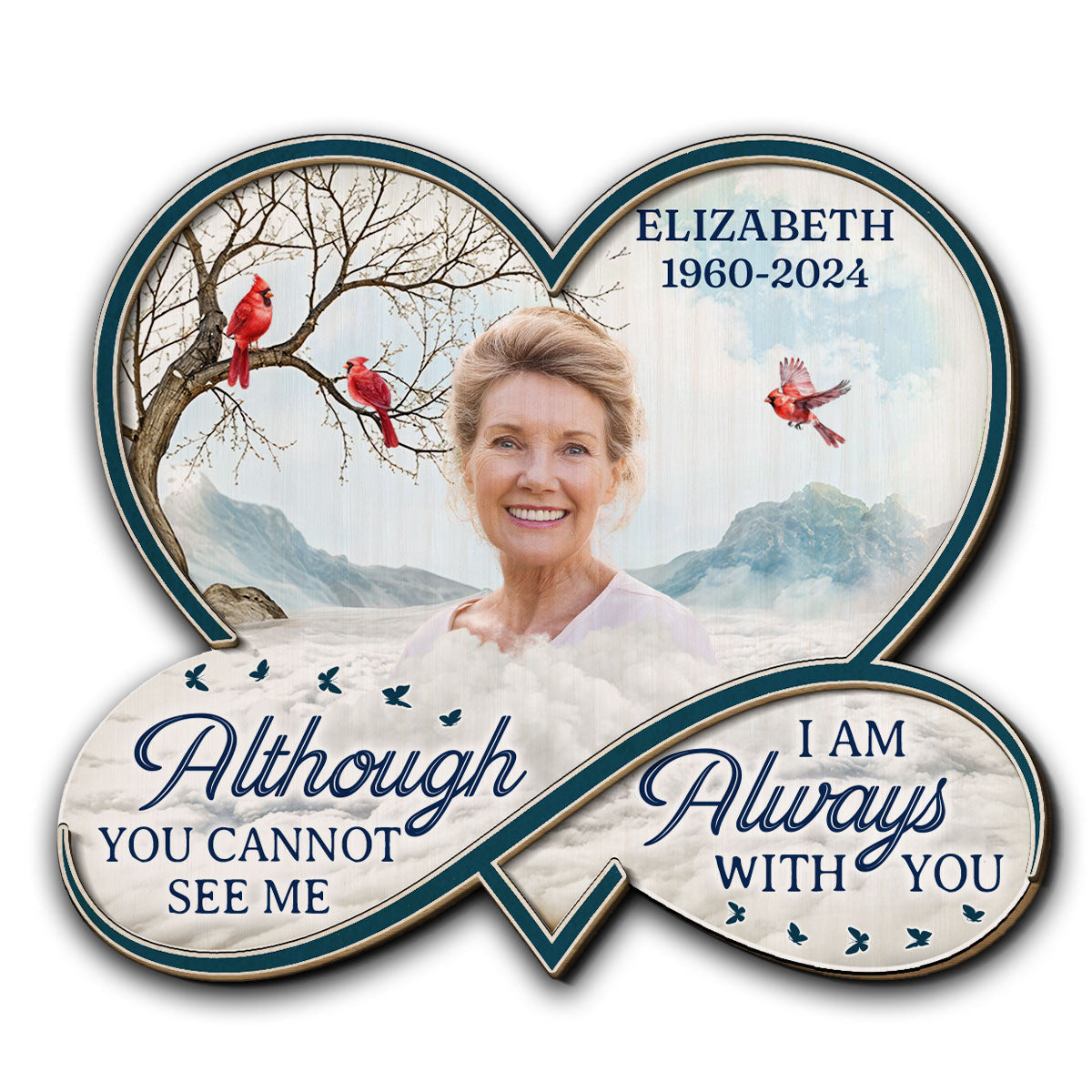 Beside me -  Personalized Custom Car Visor Clip