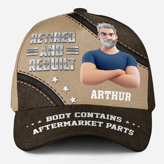 Retired And Rebuilt - Personalized Custom Classic Cap