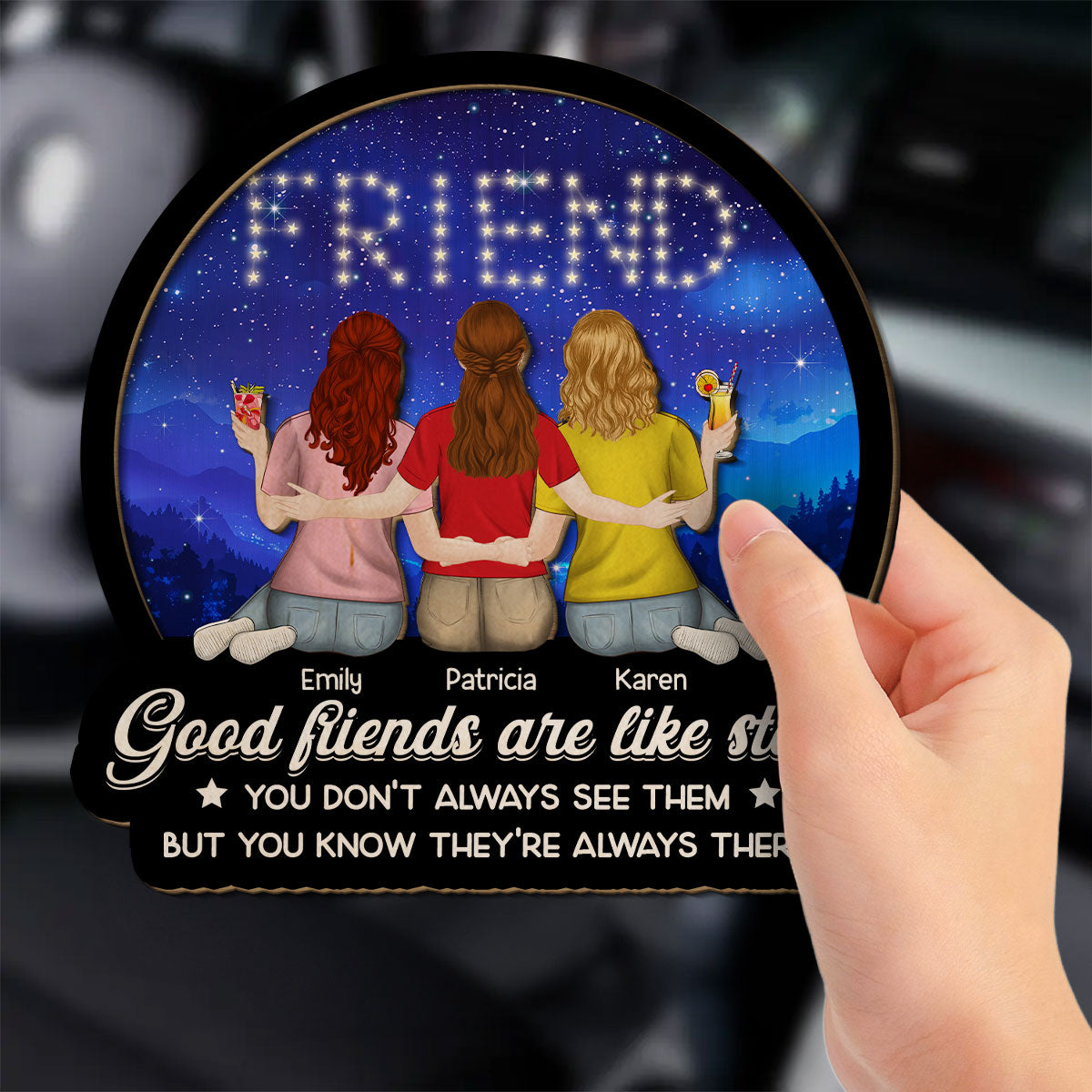They Are Always There - Personalized Custom Car Visor Clip