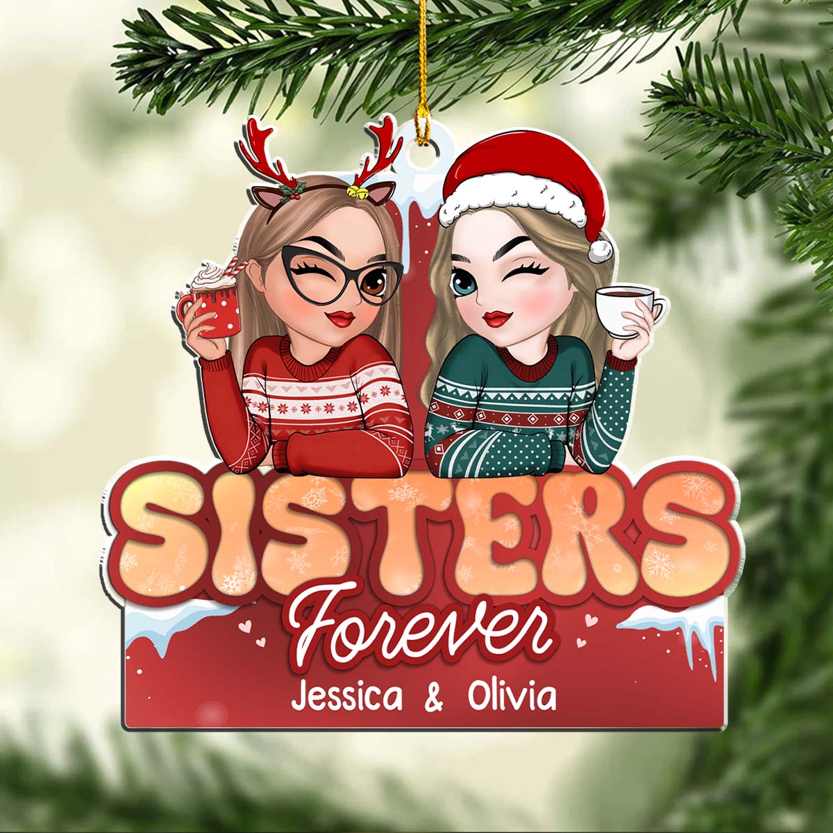 It Took Us A Long Time - Personalized Custom Acrylic Ornament