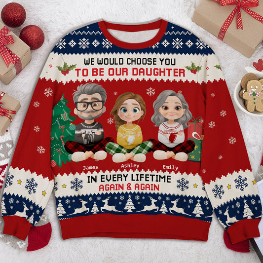 Always Choose You - Personalized Custom All-Over-Print Sweatshirt