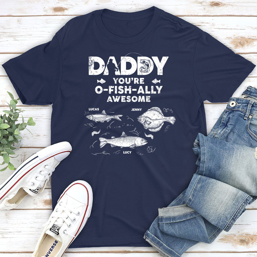 Dad Ofishally Awesome - Personalized Custom Shirt