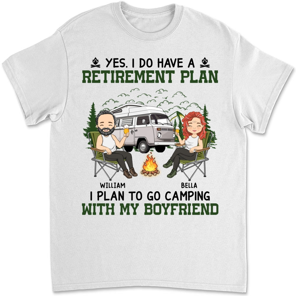Camping With My Love - Personalized Custom Shirt