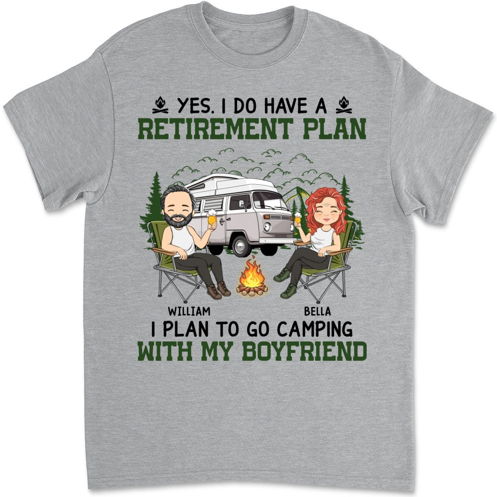 Camping With My Love - Personalized Custom Shirt