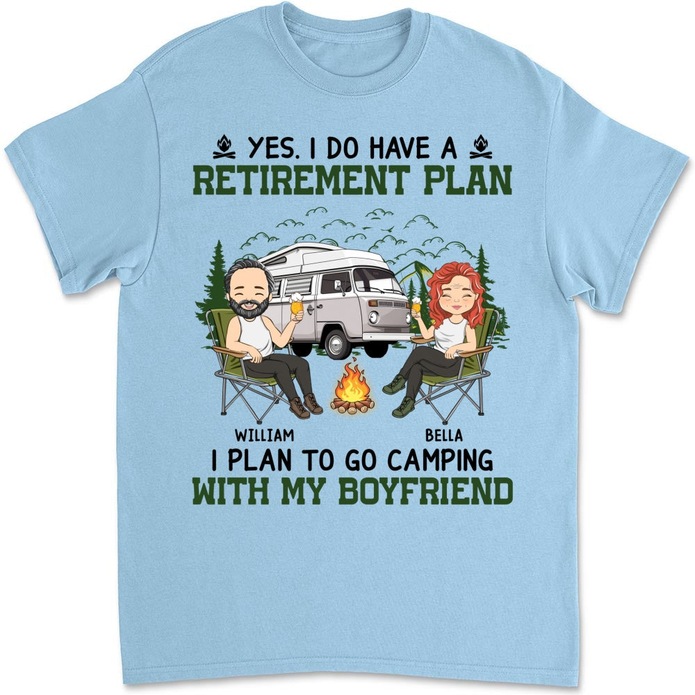 Camping With My Love - Personalized Custom Shirt