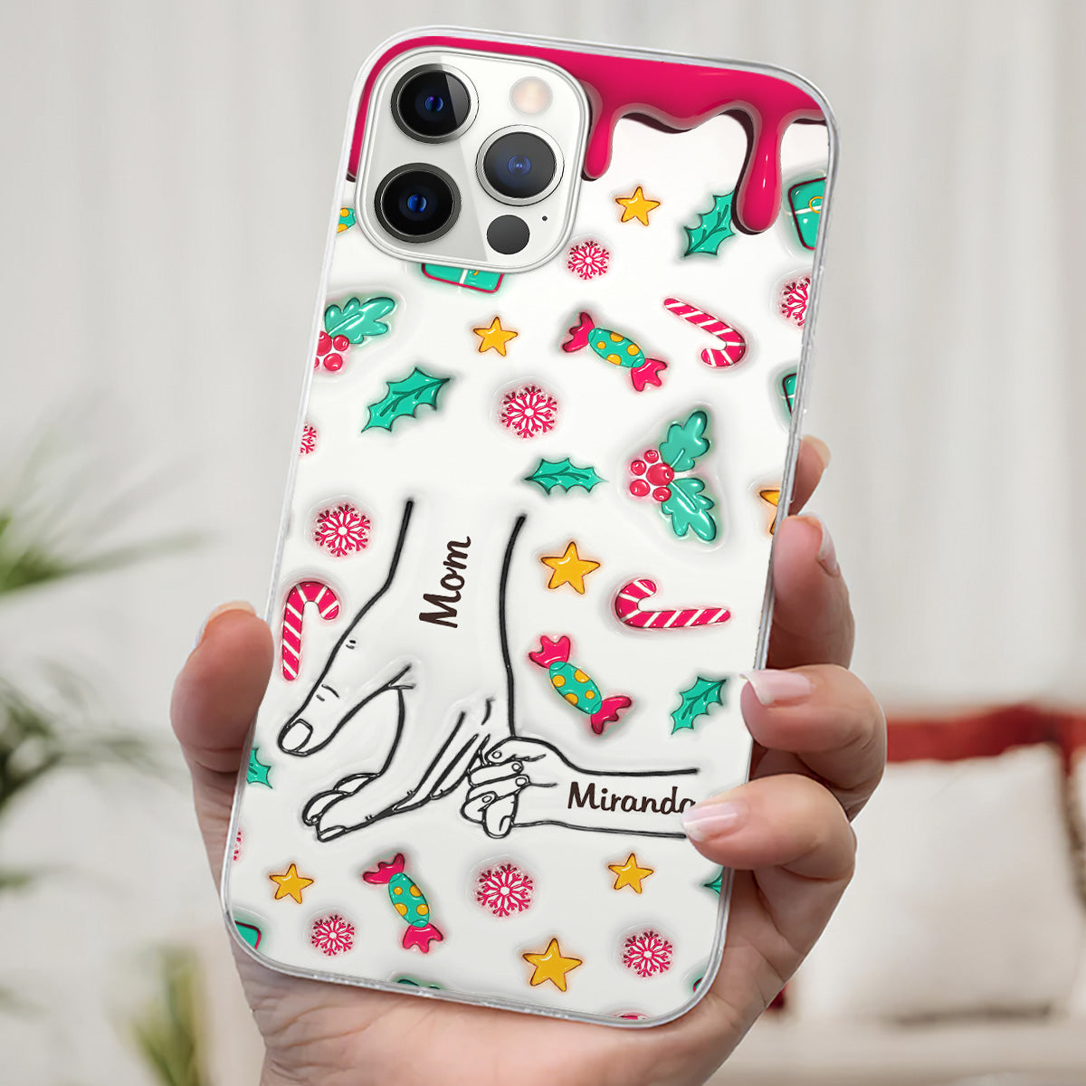 Christmas Of Nana - Personalized Custom 3D Inflated Effect Phone Case