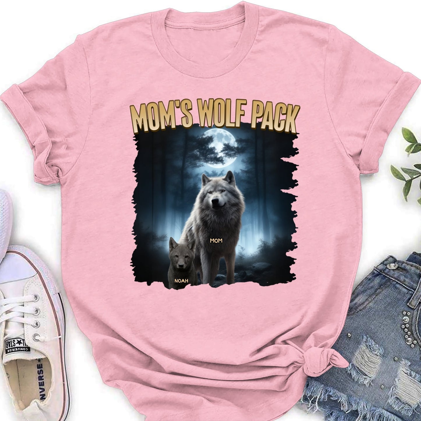 Nana Wolf Pack Ver 1 - Personalized Custom Shirt