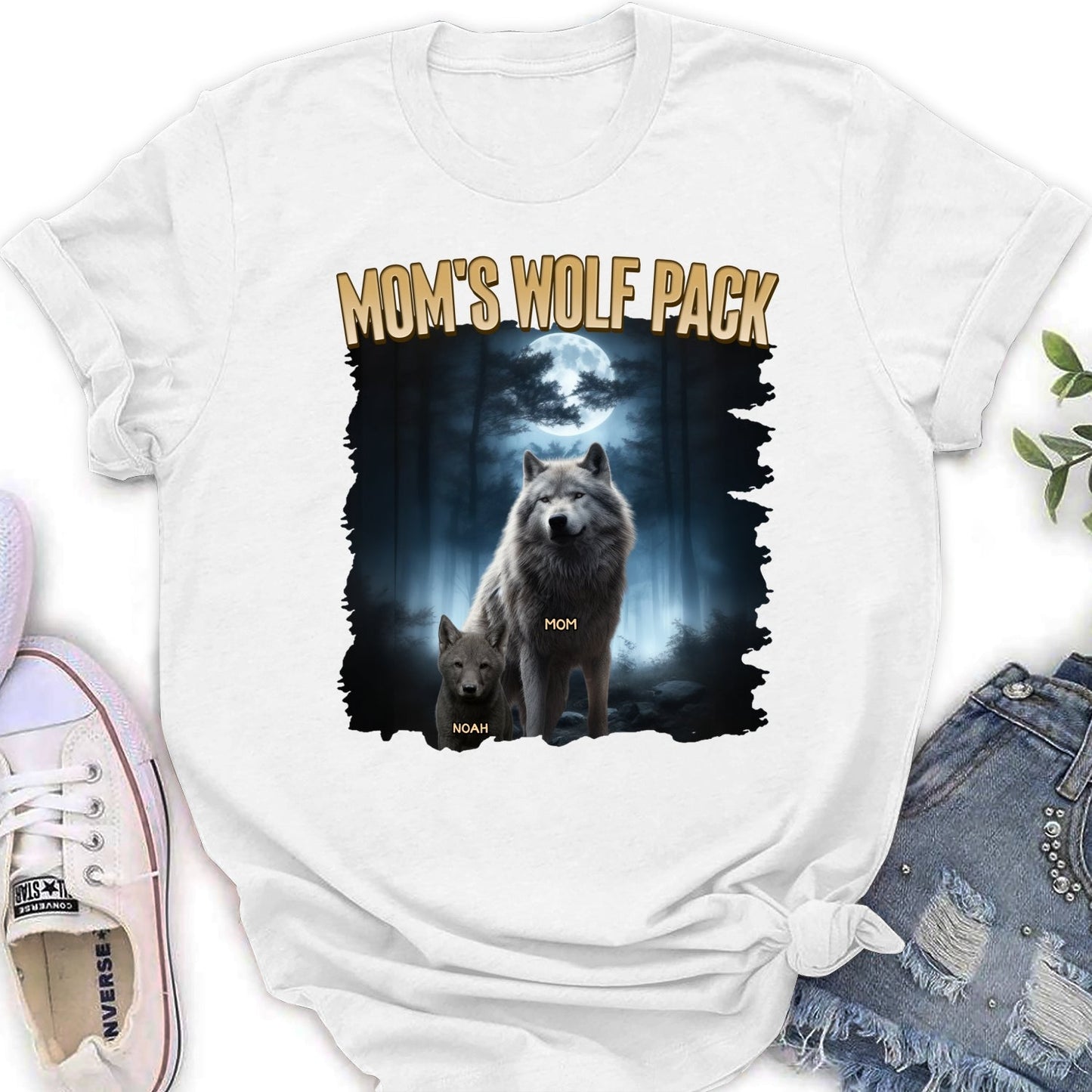Nana Wolf Pack Ver 1 - Personalized Custom Shirt