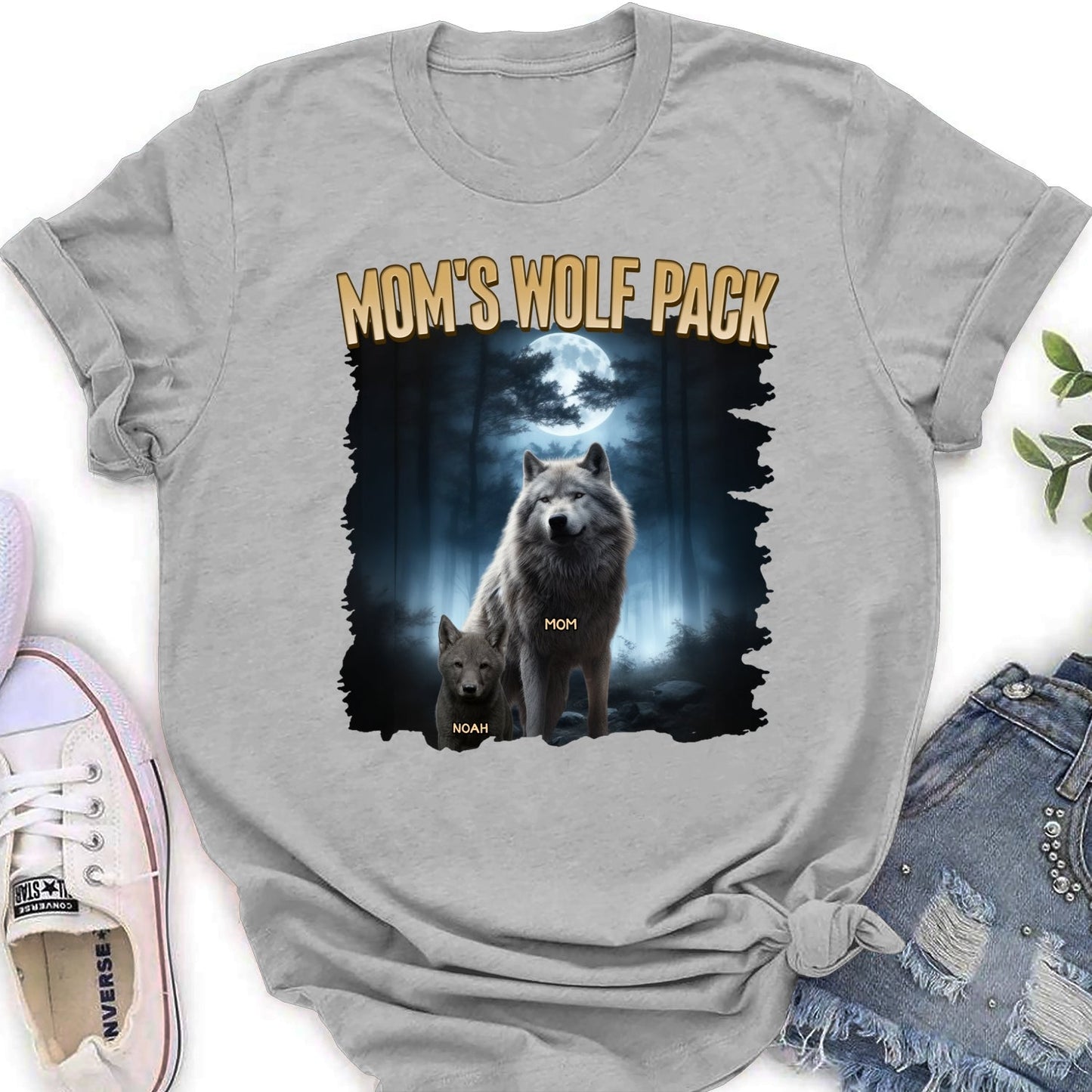 Nana Wolf Pack Ver 1 - Personalized Custom Shirt