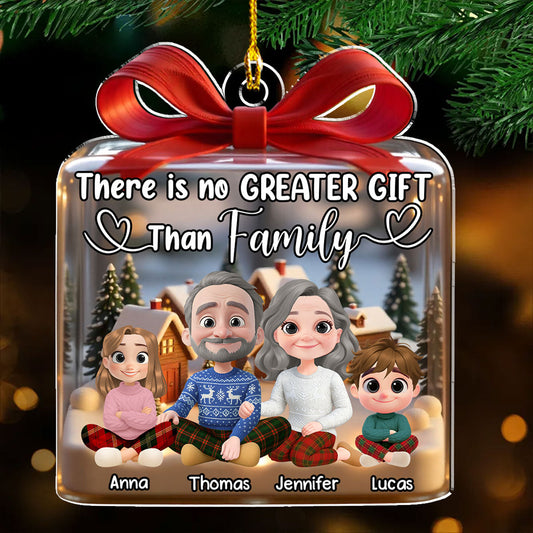 Family Is The Best Gift Ever - Personalized Custom Acrylic Ornament