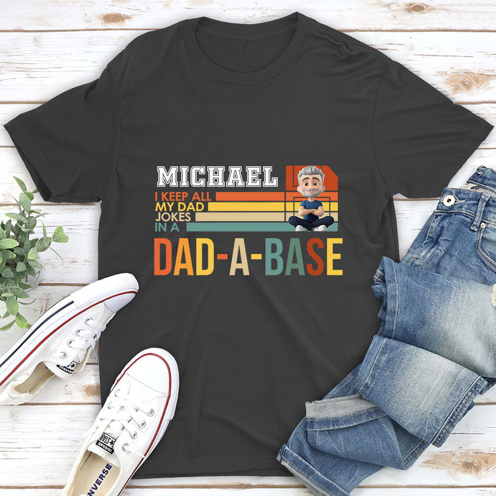 Dad Jokes On File - Personalized Custom Shirt
