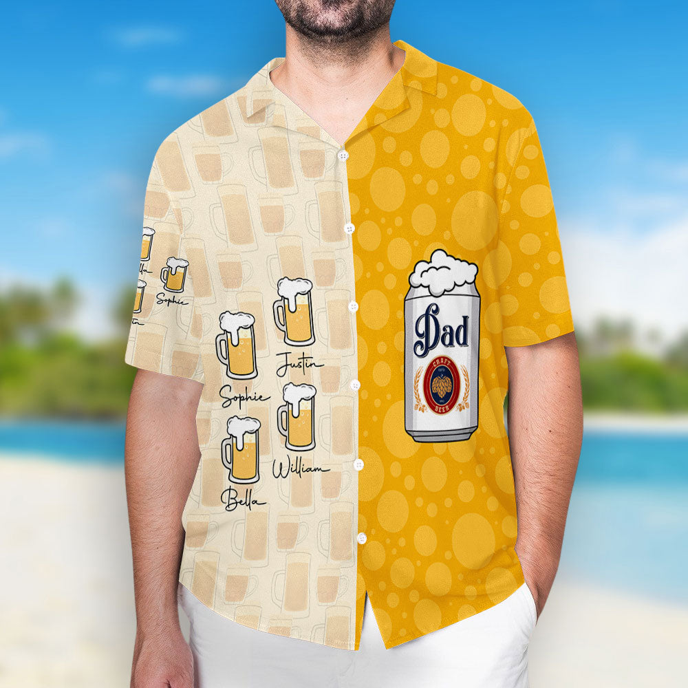 The Chill Daddy - Personalized Custom Hawaiian Shirt