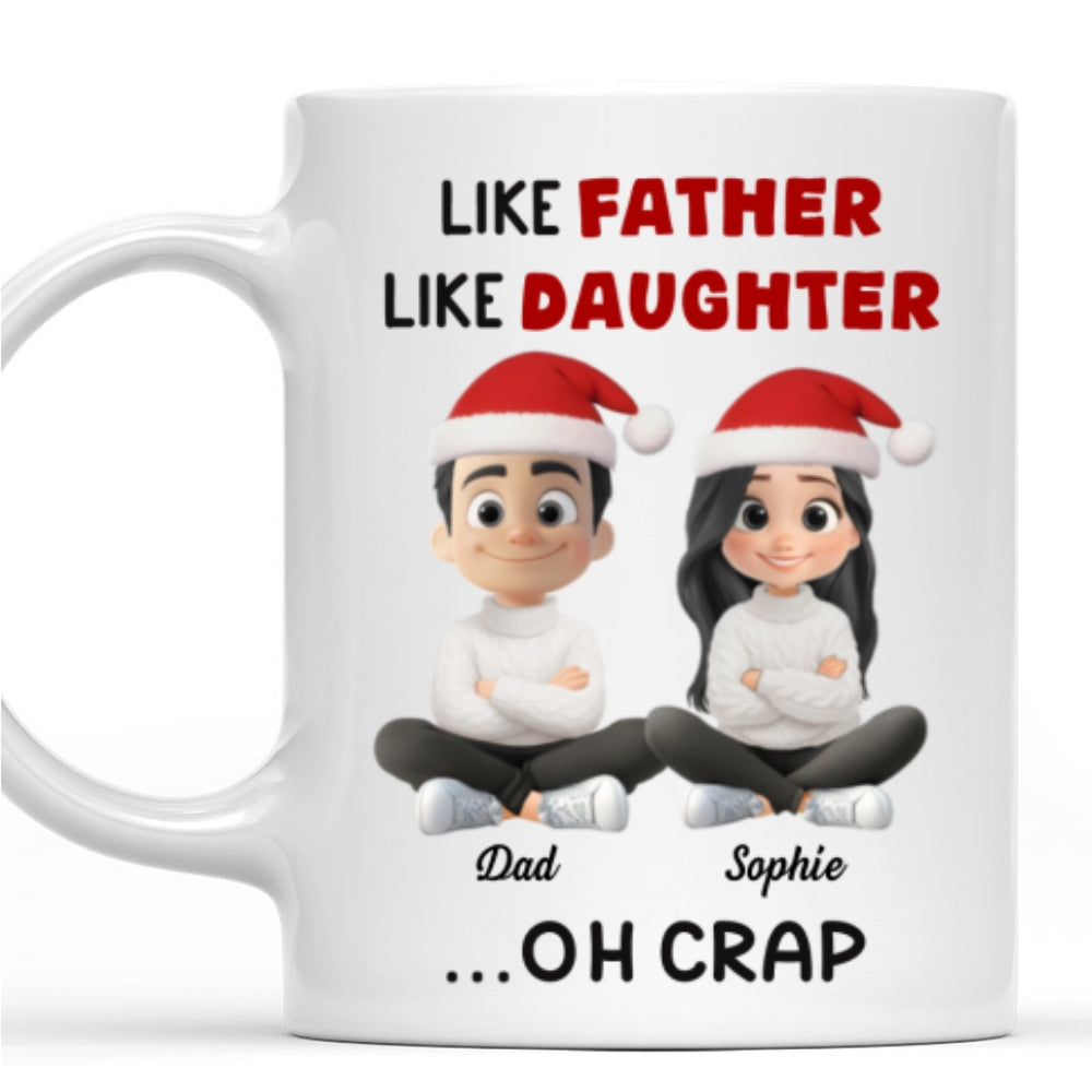 Like Father - Personalized Custom Coffee Mug