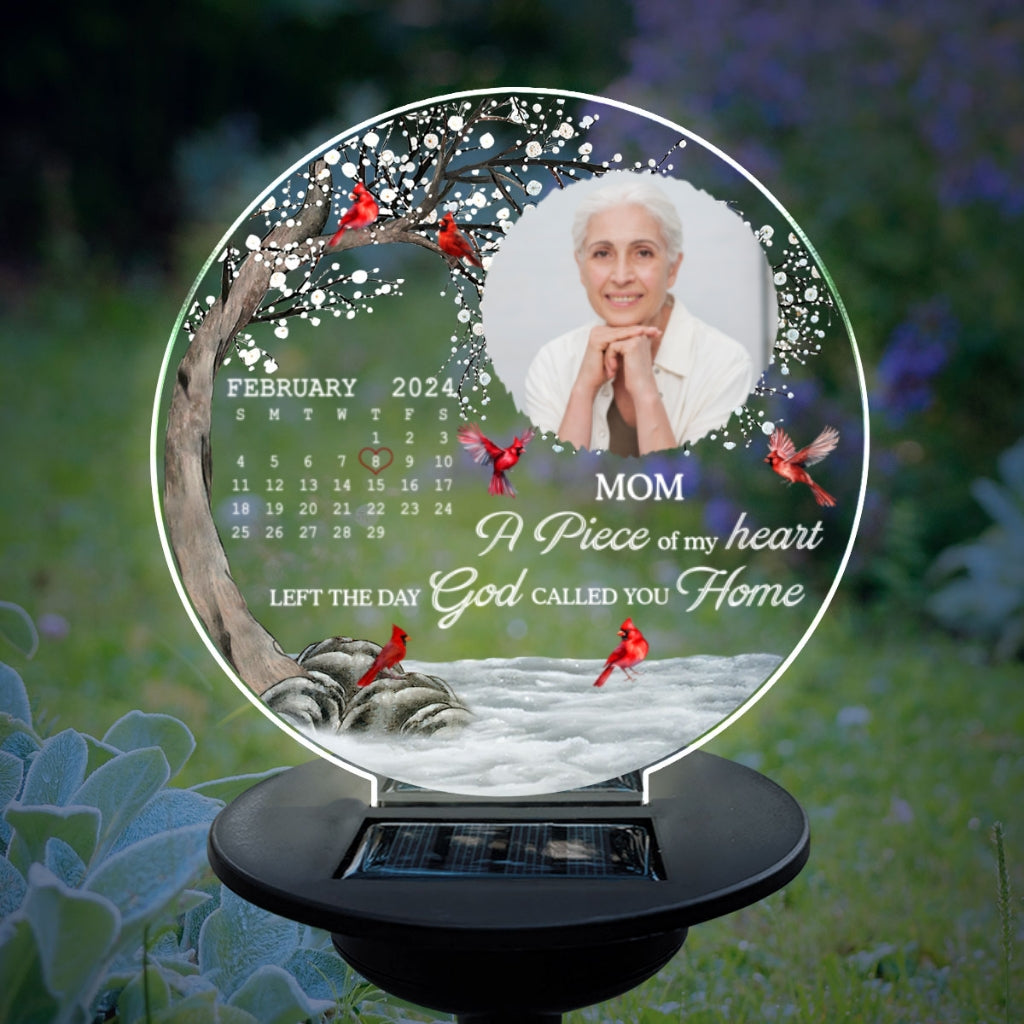 My Heart Changed Forever - Personalized Custom Solar Light