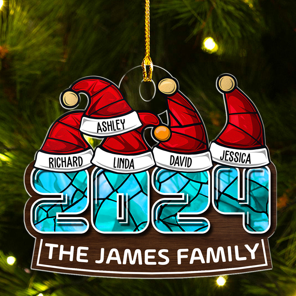 We Wish You A Merry Christmas - Personalized Custom Acrylic Ornament