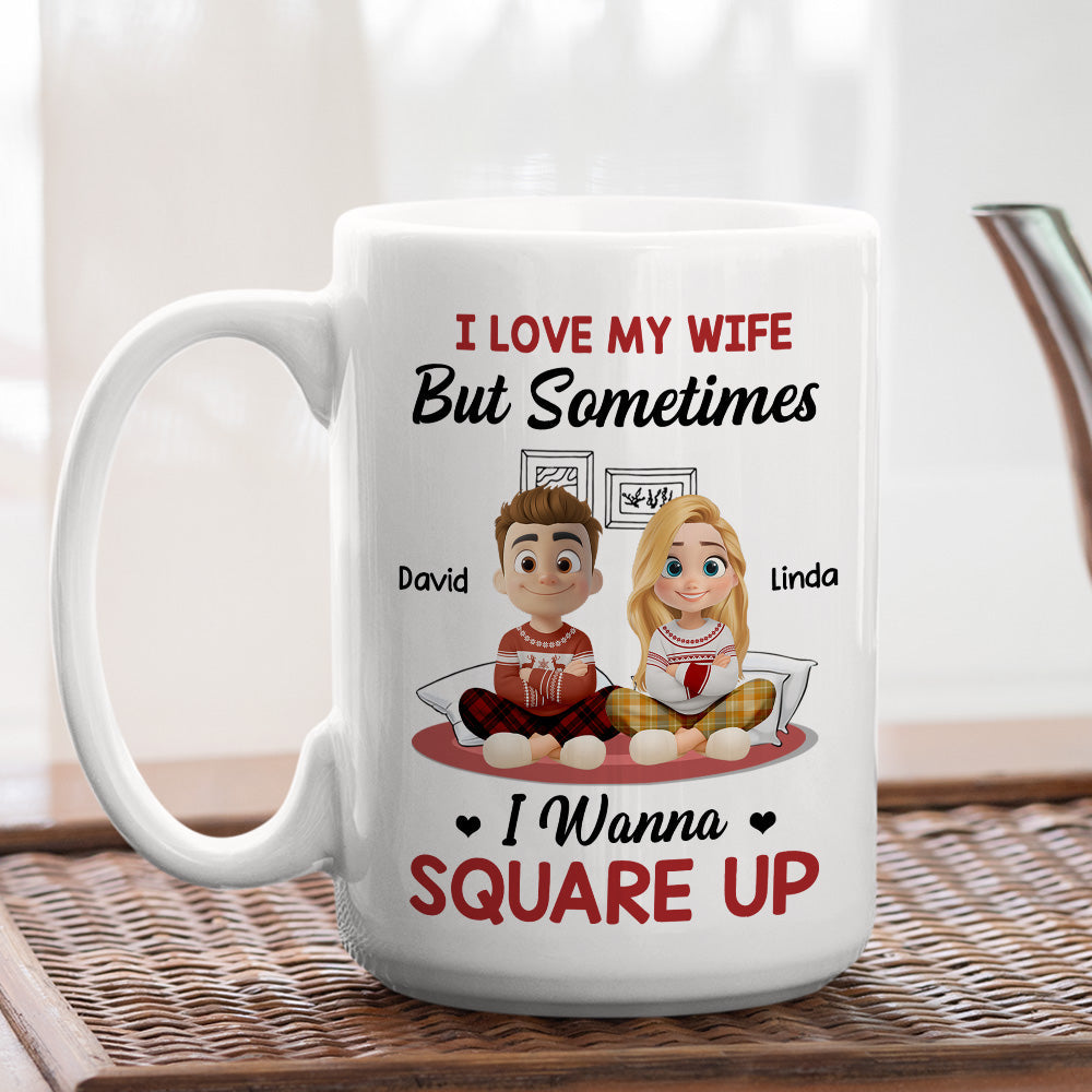 My Wife My Beautiful Headache - Personalized Custom Coffee Mug