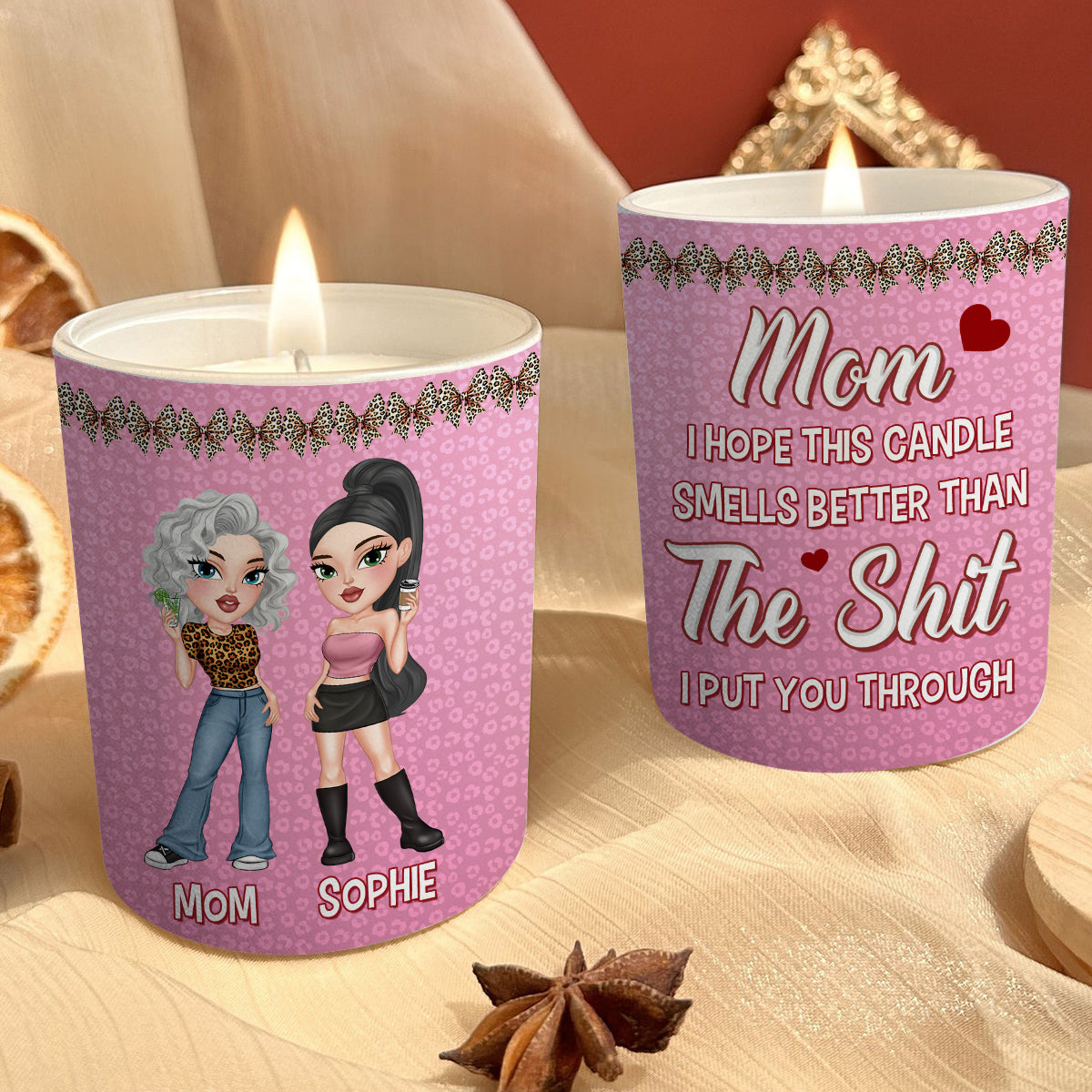 Mom You Deserve This - Personalized Custom Candle