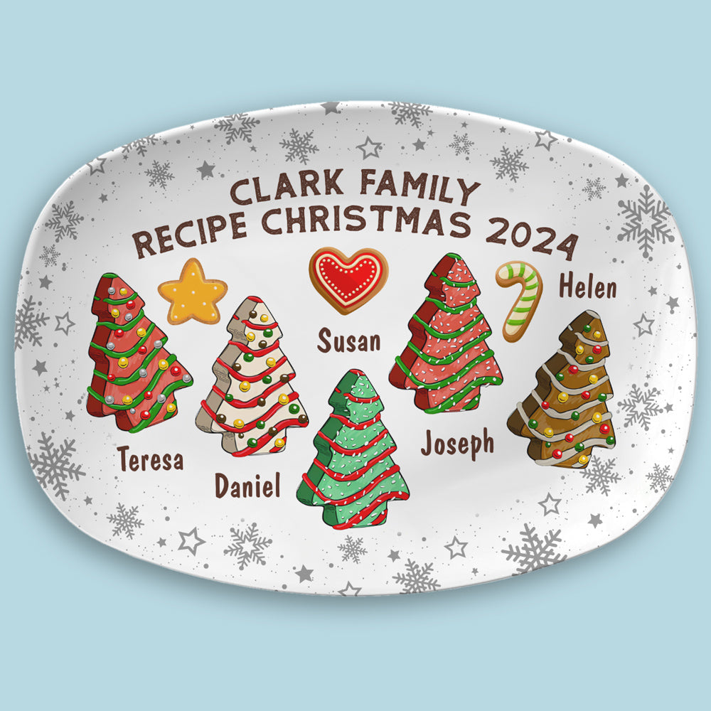 Recipe For Christmas 2024 - Personalized Custom Platter