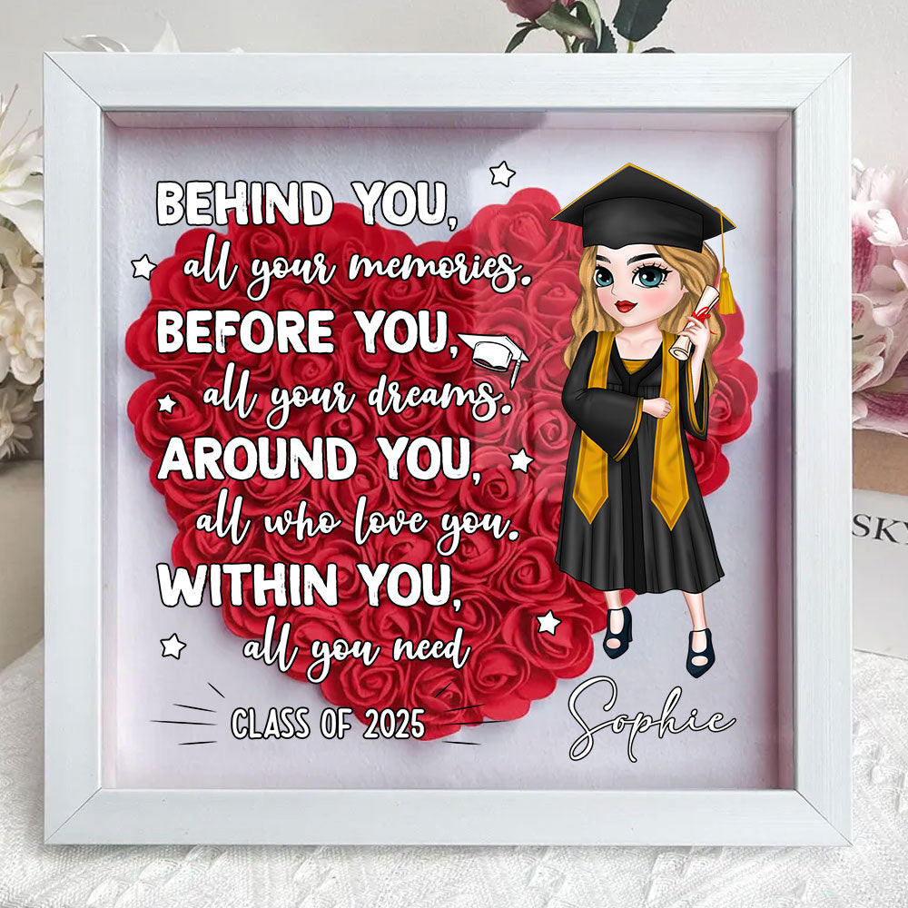 All Your Memories - Personalized Custom Flower Shadow Box