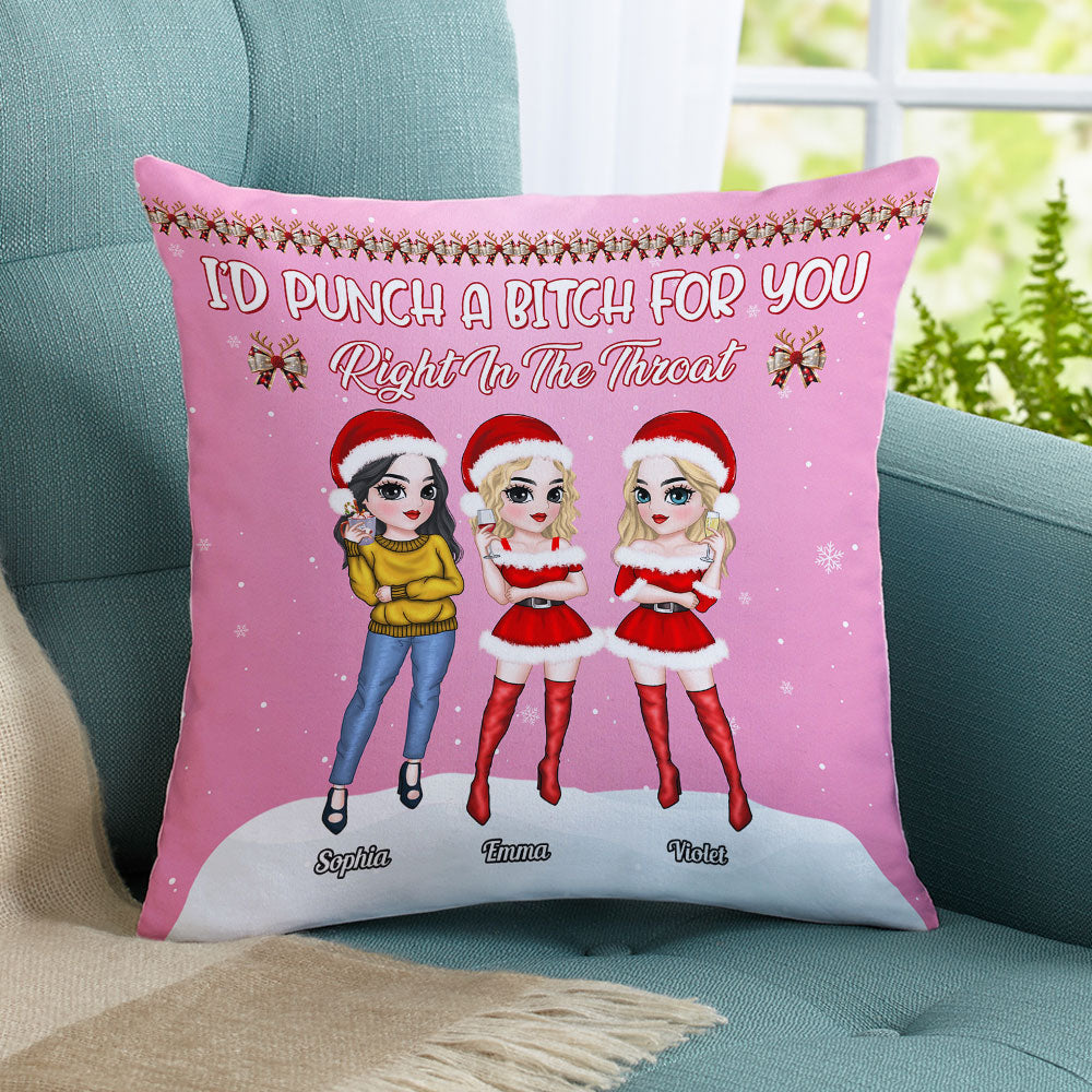 Right In The Throat - Personalized Custom Pillow