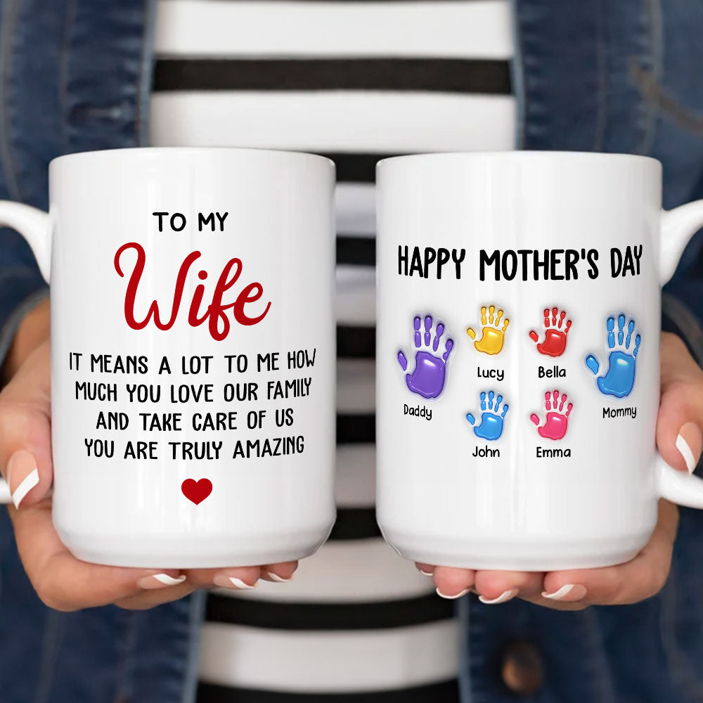 Amazing Wife - Personalized Custom 3D Inflated Effect Mug
