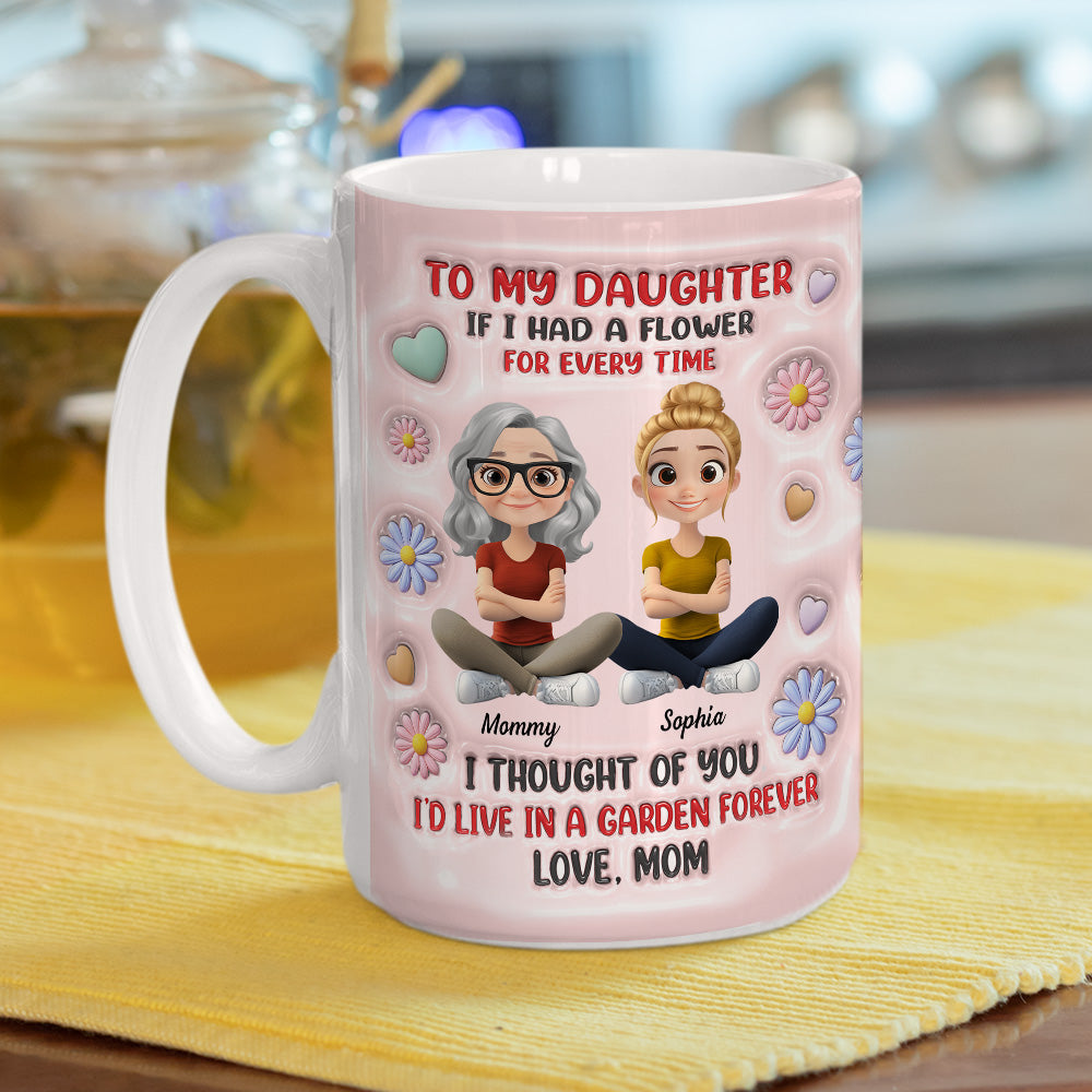 A Garden Full Of Love - Personalized Custom 3D Inflated Effect Mug