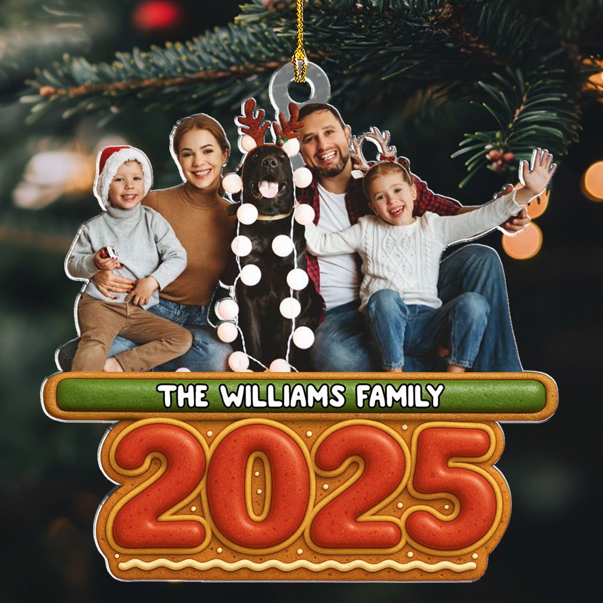 Our Family Cookies Photo - Personalized Custom Acrylic Ornament
