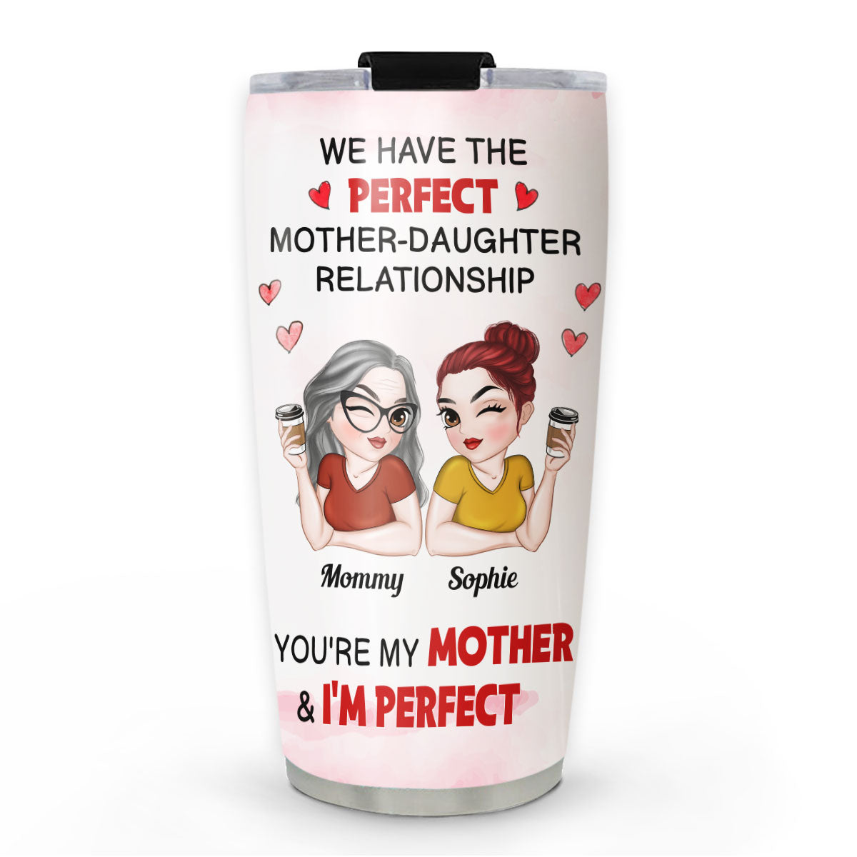Perfect Relationship - Personalized Custom Tumbler