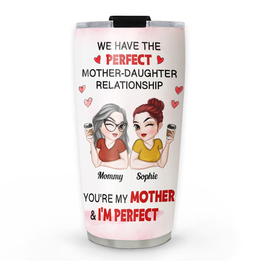 Perfect Relationship - Personalized Custom Tumbler