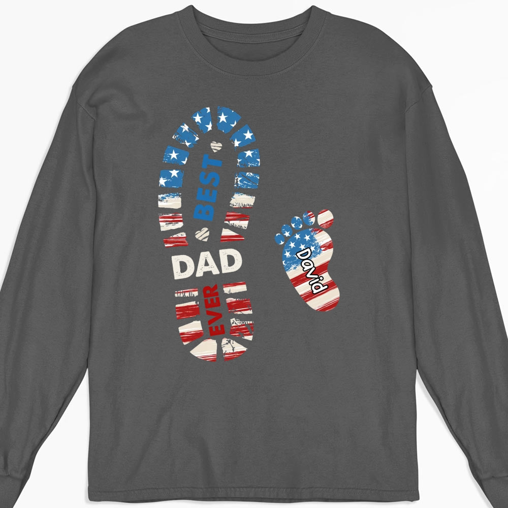 Best Dad Ever 2 - Personalized Custom Shirt