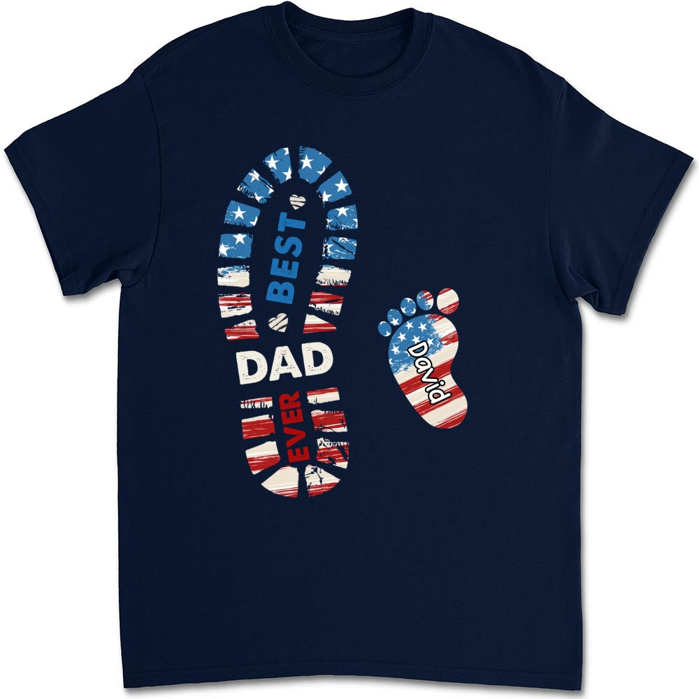 Best Dad Ever 2 - Personalized Custom Shirt