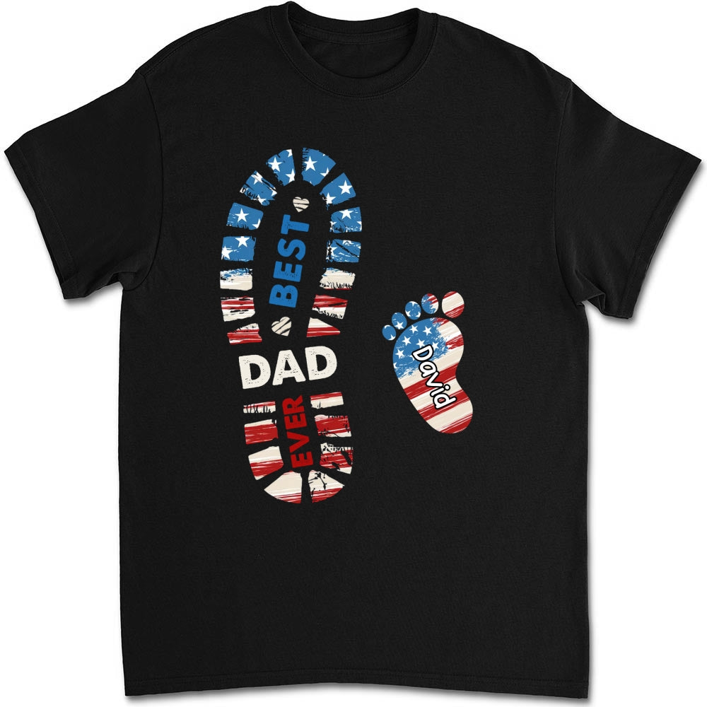 Best Dad Ever 2 - Personalized Custom Shirt