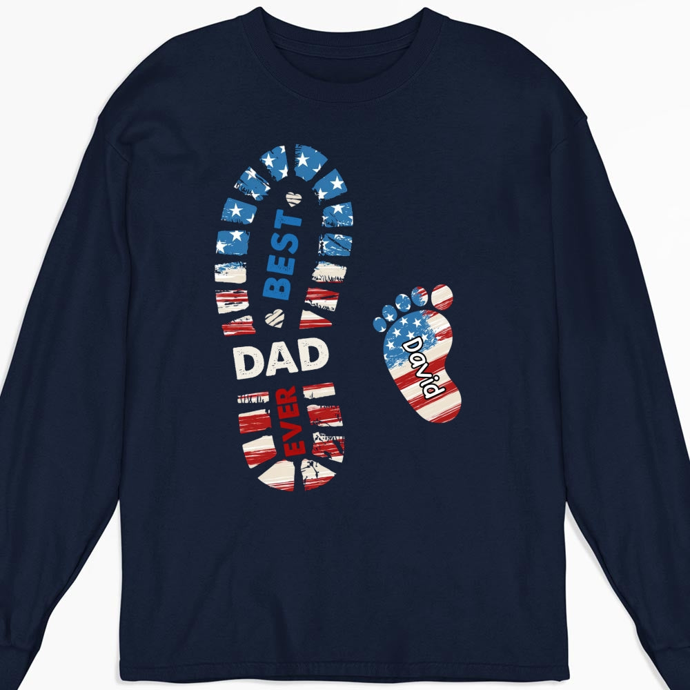 Best Dad Ever 2 - Personalized Custom Shirt