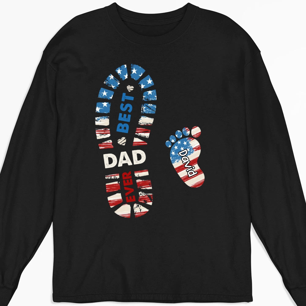 Best Dad Ever 2 - Personalized Custom Shirt